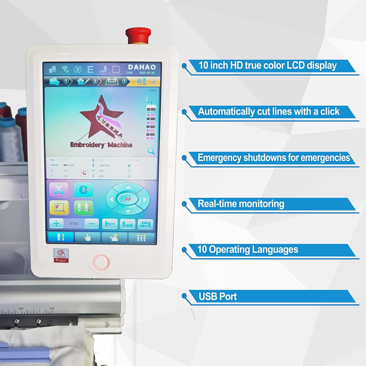 AVERMA MINI1201 embroidery machine - Image 5