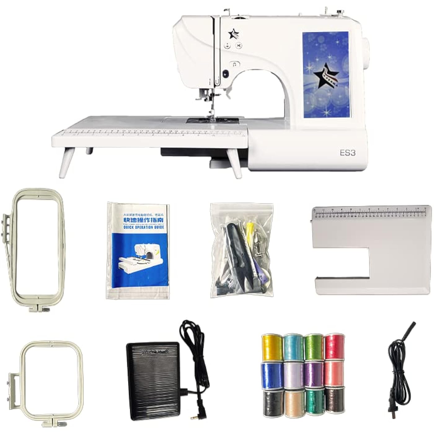 AVERMA ES3 sewing and embroidery combo machine